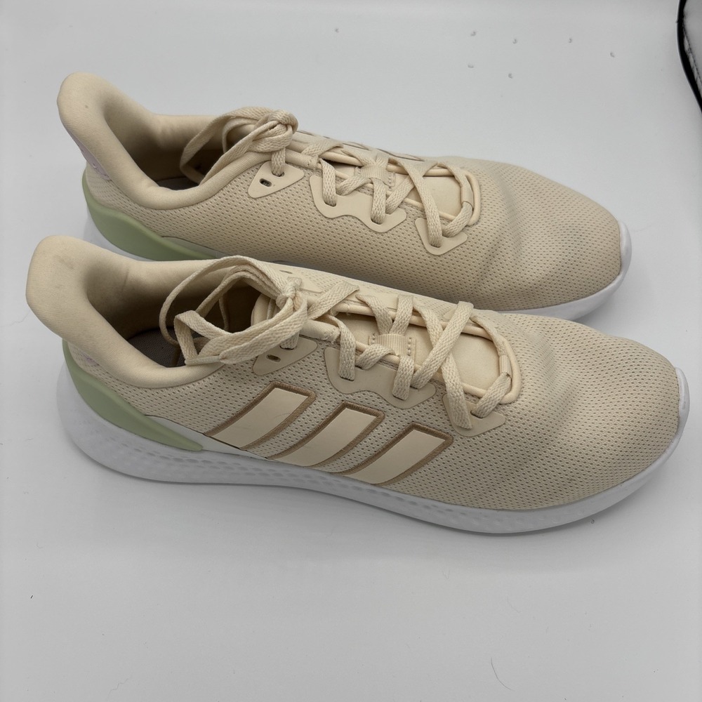 Adidas Women's Puremotion SE 11 M Wonder White Green GUC